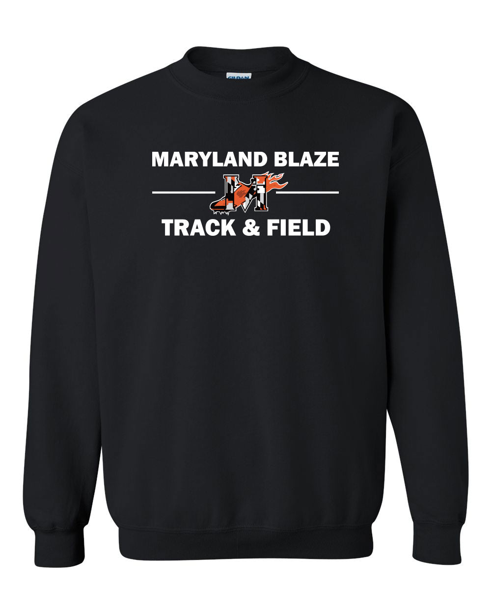 MD Blaze Black Crewneck