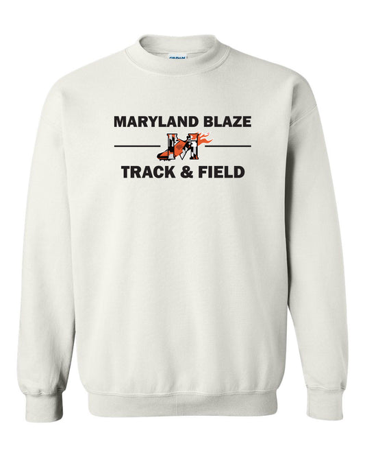 MD Blaze White Crewneck