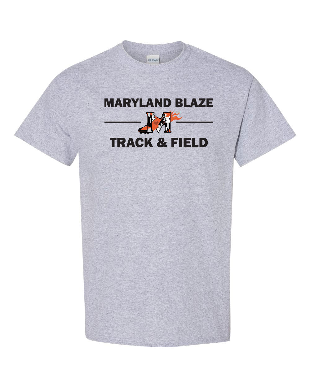MD Blaze Gray Tee