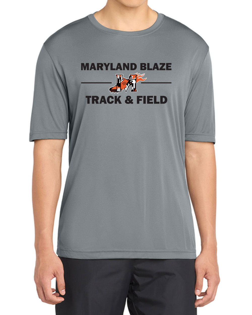 MD Blaze Gray Performance Tee