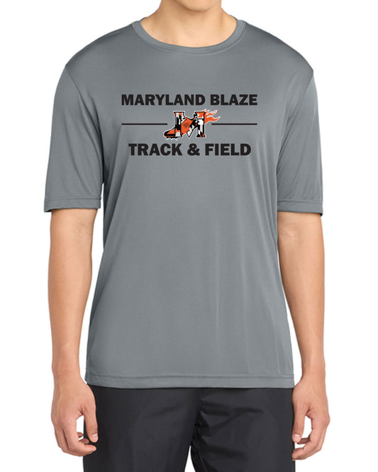 MD Blaze Gray Performance Tee