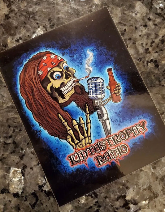 Kidtastrophy Skull Kidd Sticker